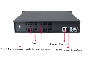 C236 1151 Socket Chasis Montaje en rack Servidor de computadora industrial 2 Pci Montaje en rack Mini Pc Case 2U Firewall - Product Image 6