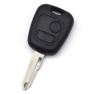 Topbest 2 Buttons 206 Blade <strong>Remote</strong> Key for P-EUGEOT 206 <strong>207</strong> 433MHZ With ID46 PCF7961 Transponder Chip Vehicle Key - Product Image 1