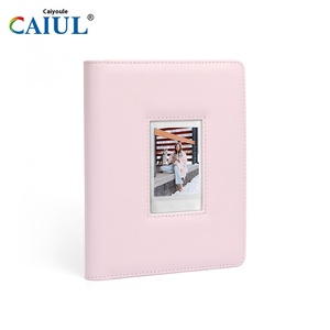 3英寸纯色Ins镂空相册带星卡书大容量288页四宫PU封面 - Product Image 6
