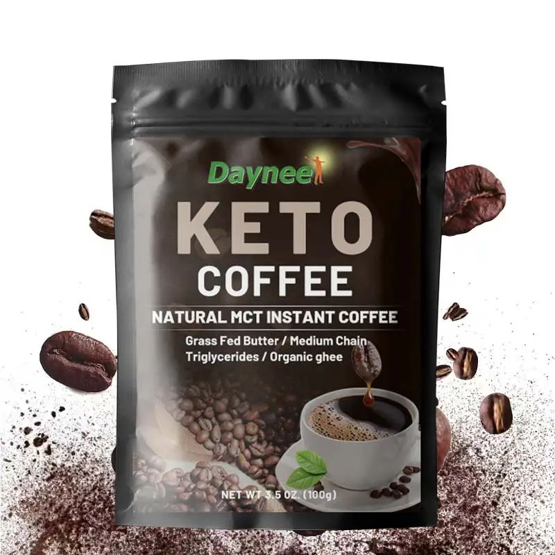نظام غذائي صحي طبيعي قهوة كيتو فورية للتنحيف بفقدان الوزن