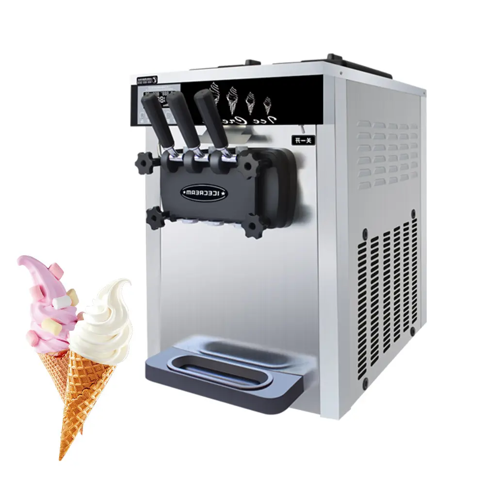 ビジネス用全自動ステンレス鋼アイスクリームマシンソフトアイスクリームマシンコマーシャル
