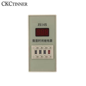 รีเลย์ตั้งเวลา JS14S AC 220V 380V,ตัวจับเวลาหน่วงเวลา0.01S-999H DPDT ดิจิตอลที่ตั้งโปรแกรมได้พร้อมฐานซ็อกเก็ต - Product Image 1