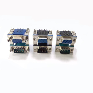 主板用15针VGA D-SUB母双层电脑连接器螺丝视频插座D-Sub连接器产品 - Product Image 1