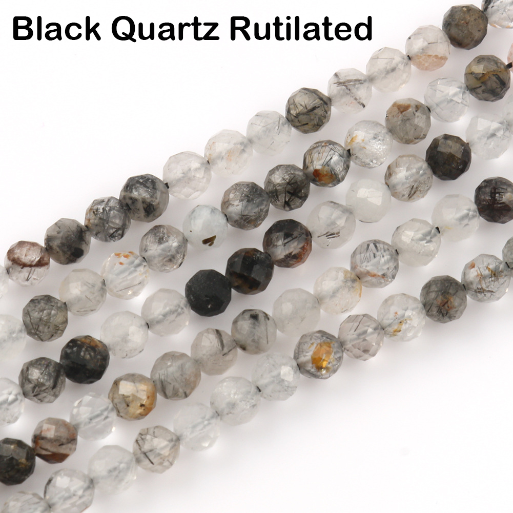 Quarzo Nero Rutilato