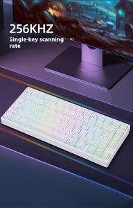 Irok mg75pro 75% đầy đủ nhôm CNC 0.005 chính xác trục từ có dây bàn phím socd RGB Gasket cấu trúc bàn phím chơi game - Product Image 2