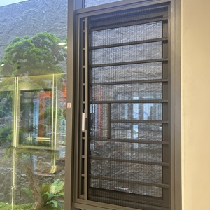 Cold Regions Energy Efficient Double Glazed Aluminum Casement <strong>Windows</strong> With Screens Exterior Opening <strong>Window</strong> - Product Image 4