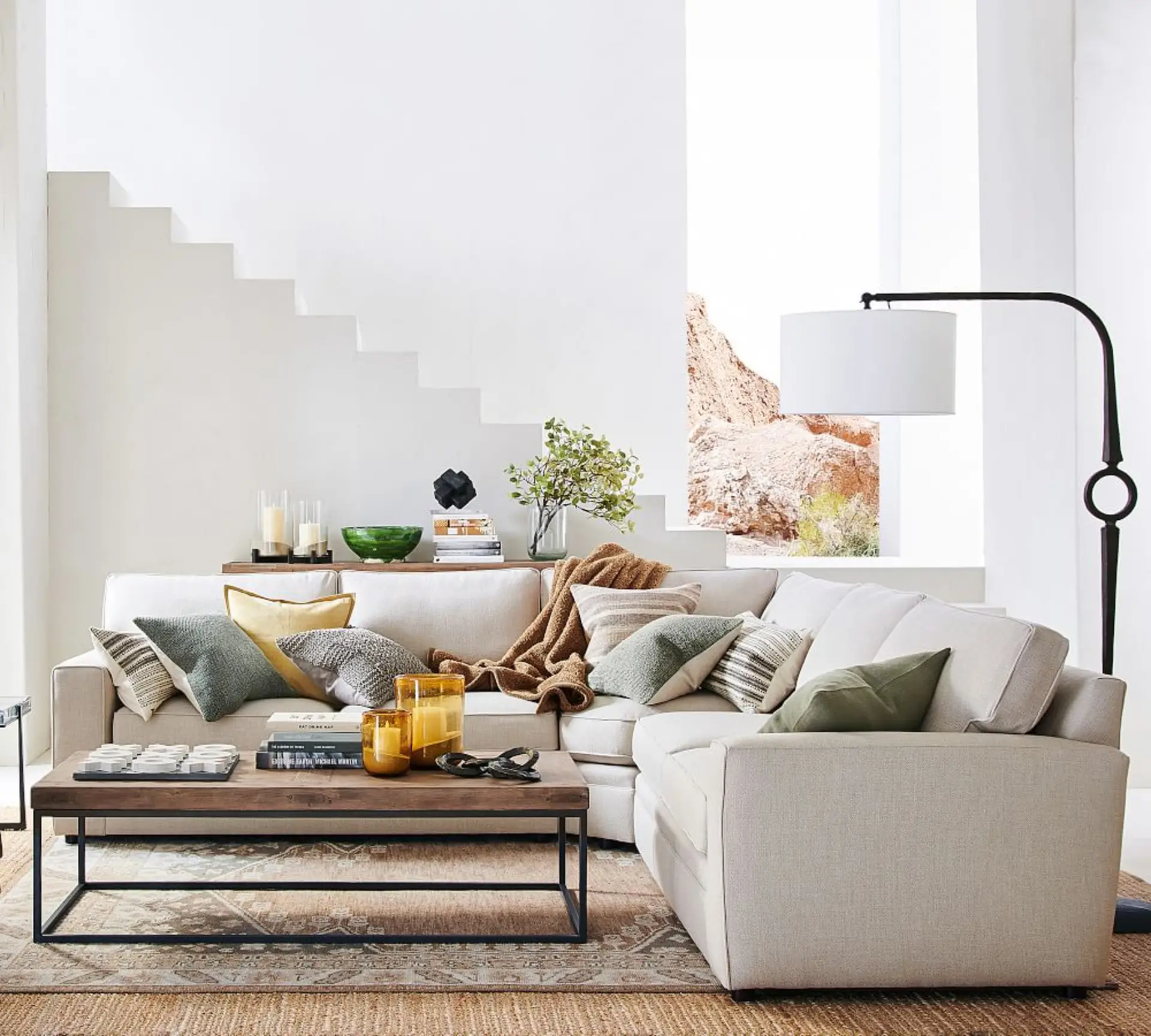 Divani dal Design moderno comodi mobili soggiorno a forma di L cuscini in legno divani