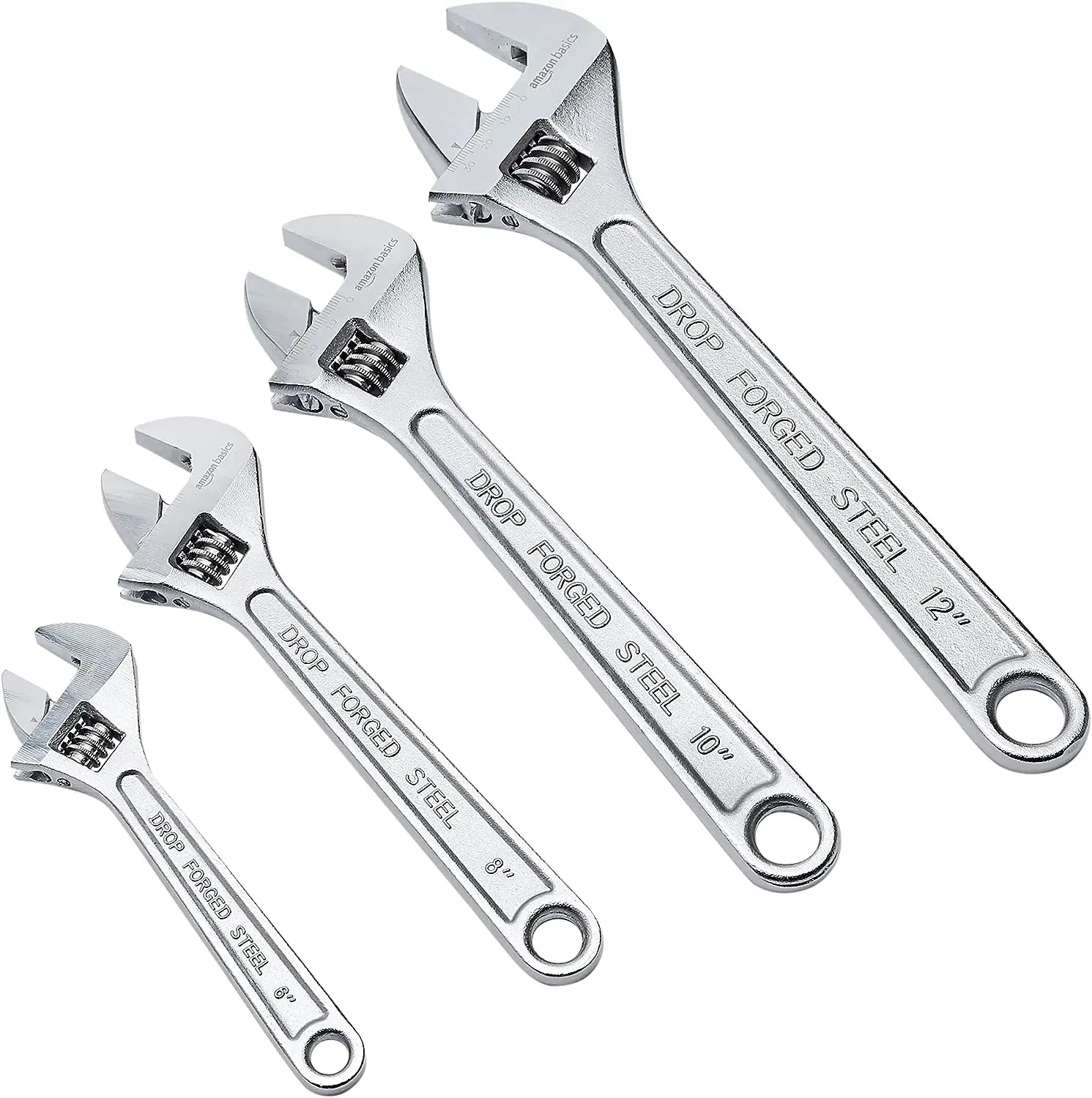 6 "8" 10 "12" Fábrica de Vendas Heavy Duty Hardware Ferramentas Manuais Braçadeira Profissional Polido Forjado Aço Chave Inglesa Ajustável