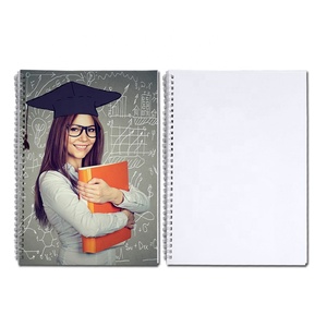 A4/<span class=keywords><strong>A5</strong></span> Design da te stampabile Logo personalizzato diario scuola diario diario sublimazione Blank spirale Journal