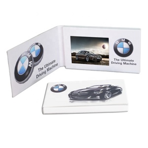 Customized Mini 2.4 Inch Lcd <strong>Video</strong> Brochure Business Card <strong>Video</strong> Greeting Card with Recharge Battery and Speaker - Product Image 1