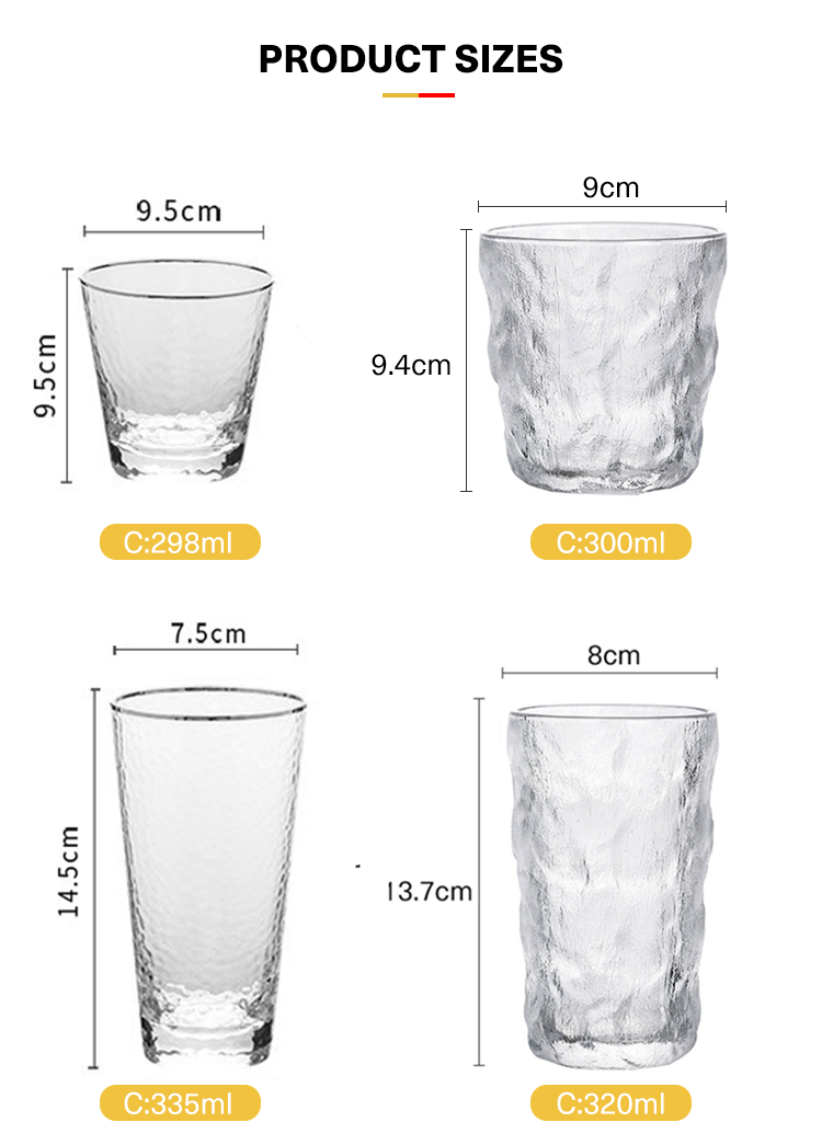 Factory Produced Wholesale Custom Unbreakable Glass Drinking Cup
