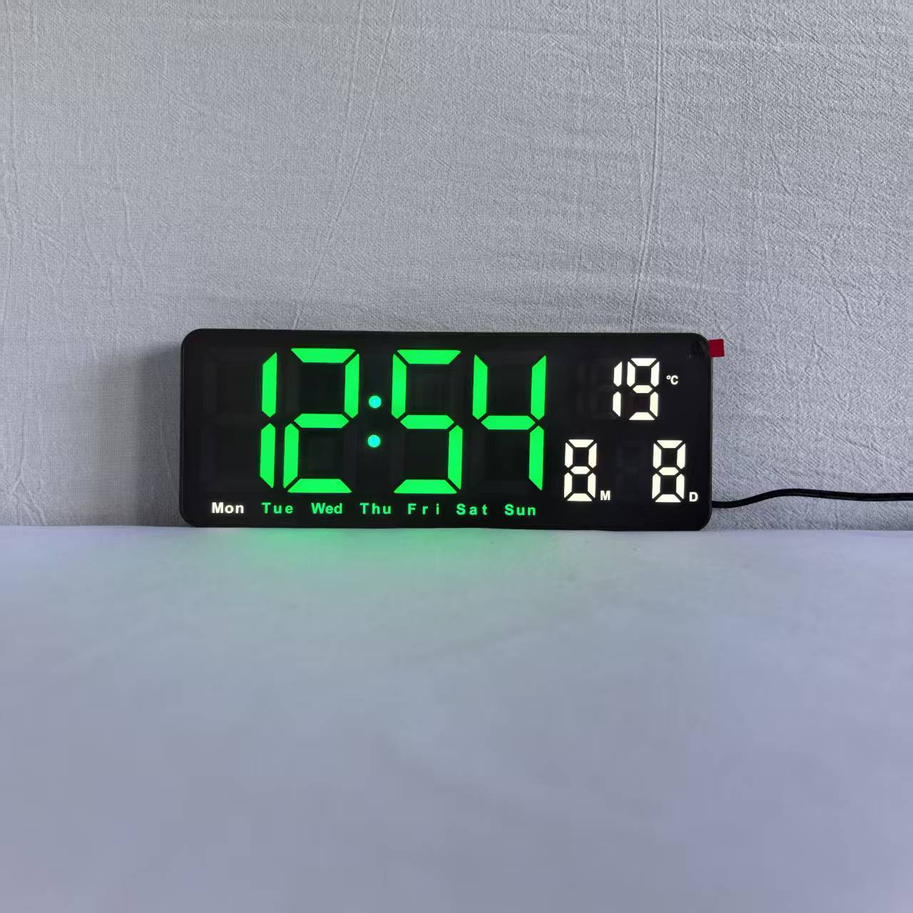 Black shell with green white light