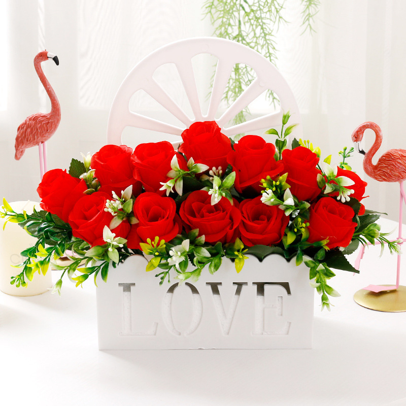 Amor Rosa de la Suerte Rojo Puro