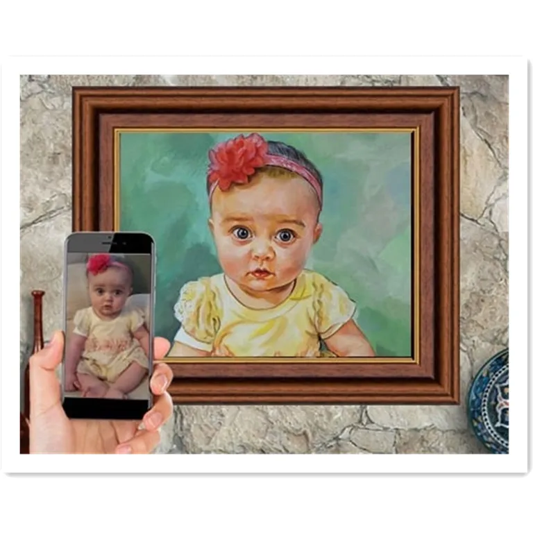 POLA dipinti ad olio personalizzati dalle immagini immagini amici di famiglia foto di animali domestici fatti a mano figura e ritratto pittura a olio