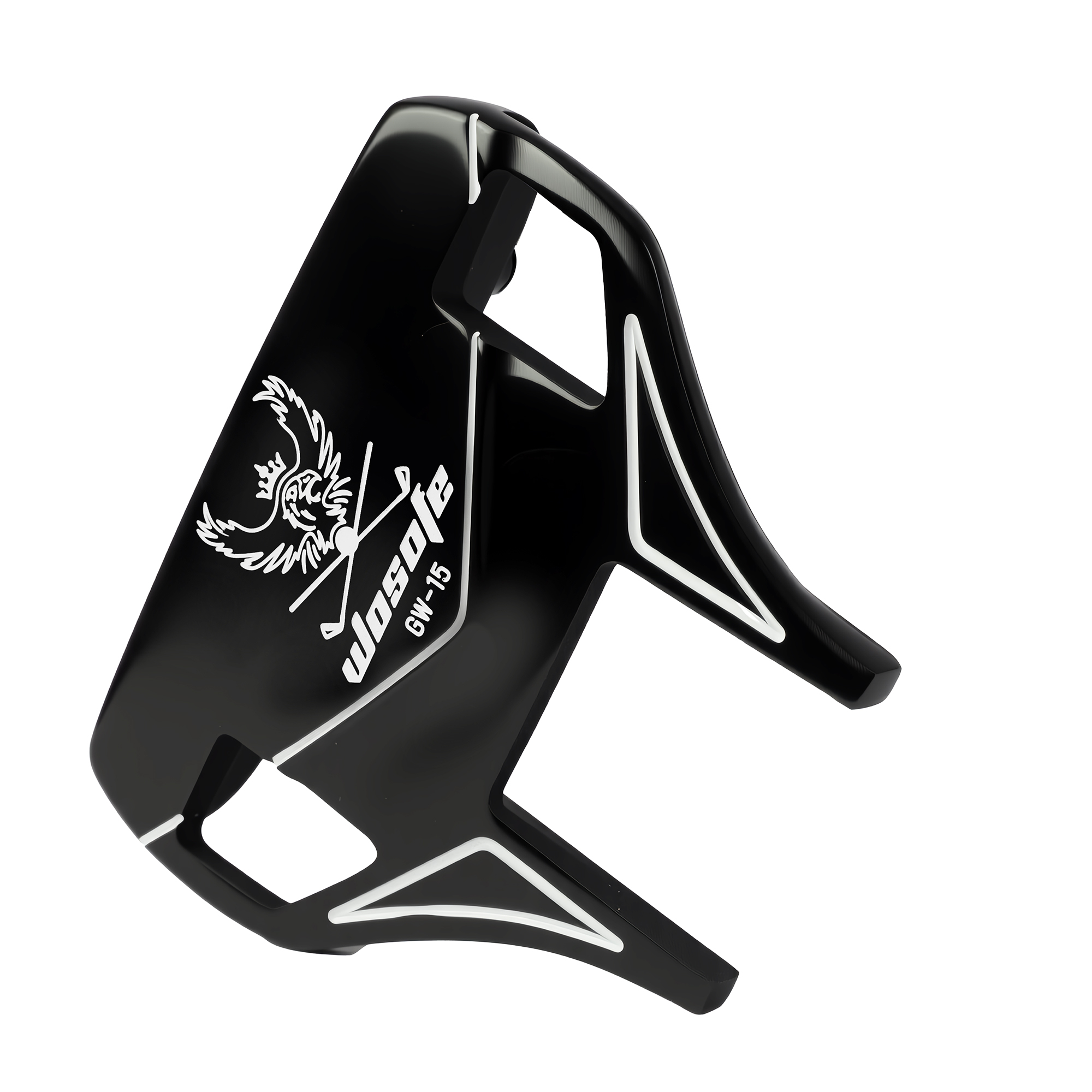 Black-golf putter haed