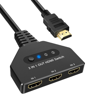 3ポート4K 30HZ HDM1スイッチ3インチ1アウトHDMIスイッチャーHD 3D UHDアダプター3X1 HDCP2.2 4K HDMIスイッチケーブル付き - Product Image 1