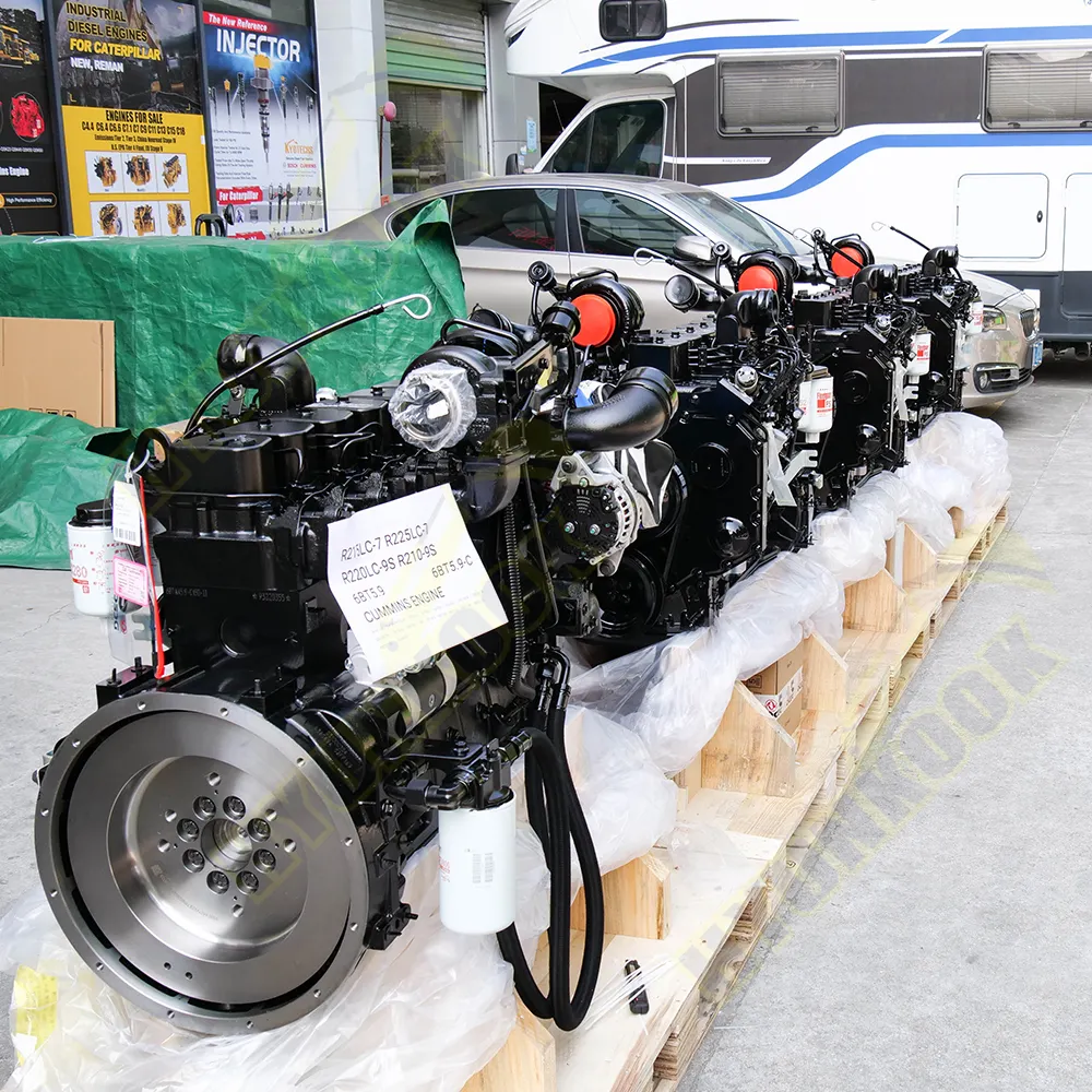 6bt5.9 निर्माण मशीनरी इंजन मूल 4bt 6ct मोटर इंजन 6bt5.9 खुदाई के लिए पूर्ण इंजन सी.