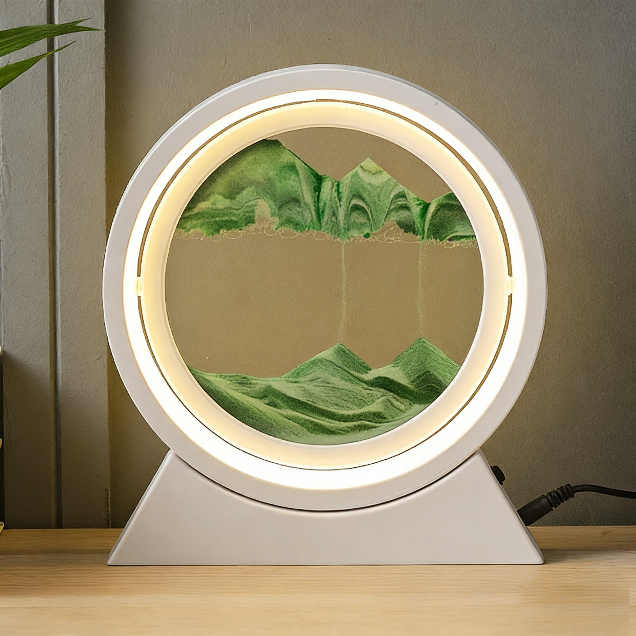 12 inch white frame-plastic/green sand