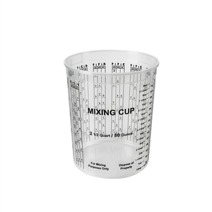 2.5 Qt. Small Bucket Mixing Container Paint Measuring <strong>Cup</strong> 2.5 <strong>Quart</strong> (80 Oz.) Quick Mix Automotive Paint Mixing <strong>Cup</strong> - Product Image 1