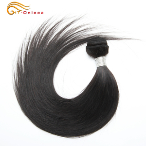 7A <strong>10</strong> <strong>Inches</strong> Spot Brazilian Weave Straight Virgin Hair Natural Color <strong>Remy</strong> Wig Bundle,Accept a Lot of Customization - Product Image 3