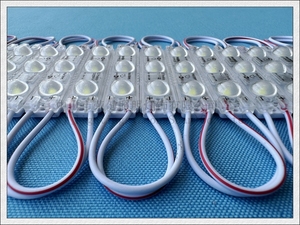 <strong>LED</strong> Module Light for Advertise Sign Letter DC12V 63mm*14mm SMD 2835 3 <strong>LED</strong> 1.2W Waterproof Ultrasonic Sealing Ready to Ship - Product Image 2