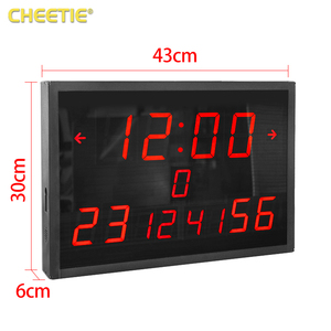 CHEETIE CP100 Led Digital Electronic Score Display orologio da calcio da basket tabellone segnapunti a LED con orologio da tiro - Product Image 2