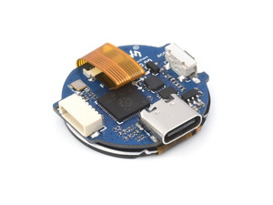 RP2040-LCD-0.99-B onda 0.99 pollici rotondi LCD accelerometro e giroscopio sensore con cassa in metallo CNC - Product Image 5