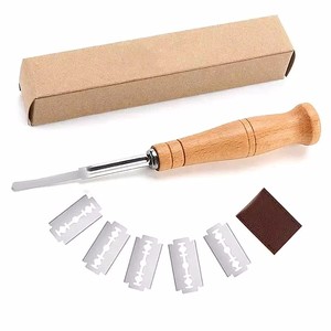 Bánh Mì Lame dao với 5 lưỡi bao gồm-Bột chấm điểm công cụ với da xác thực bảo vệ Bìa - Product Image 1