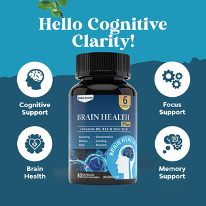 Memory Concentration Learning Accuracy Reasoning <strong>B6</strong> Nootropic Brain Support Supplement Manufacturer Brain Vitamina B12 <strong>Capsule</strong> - Product Image 2