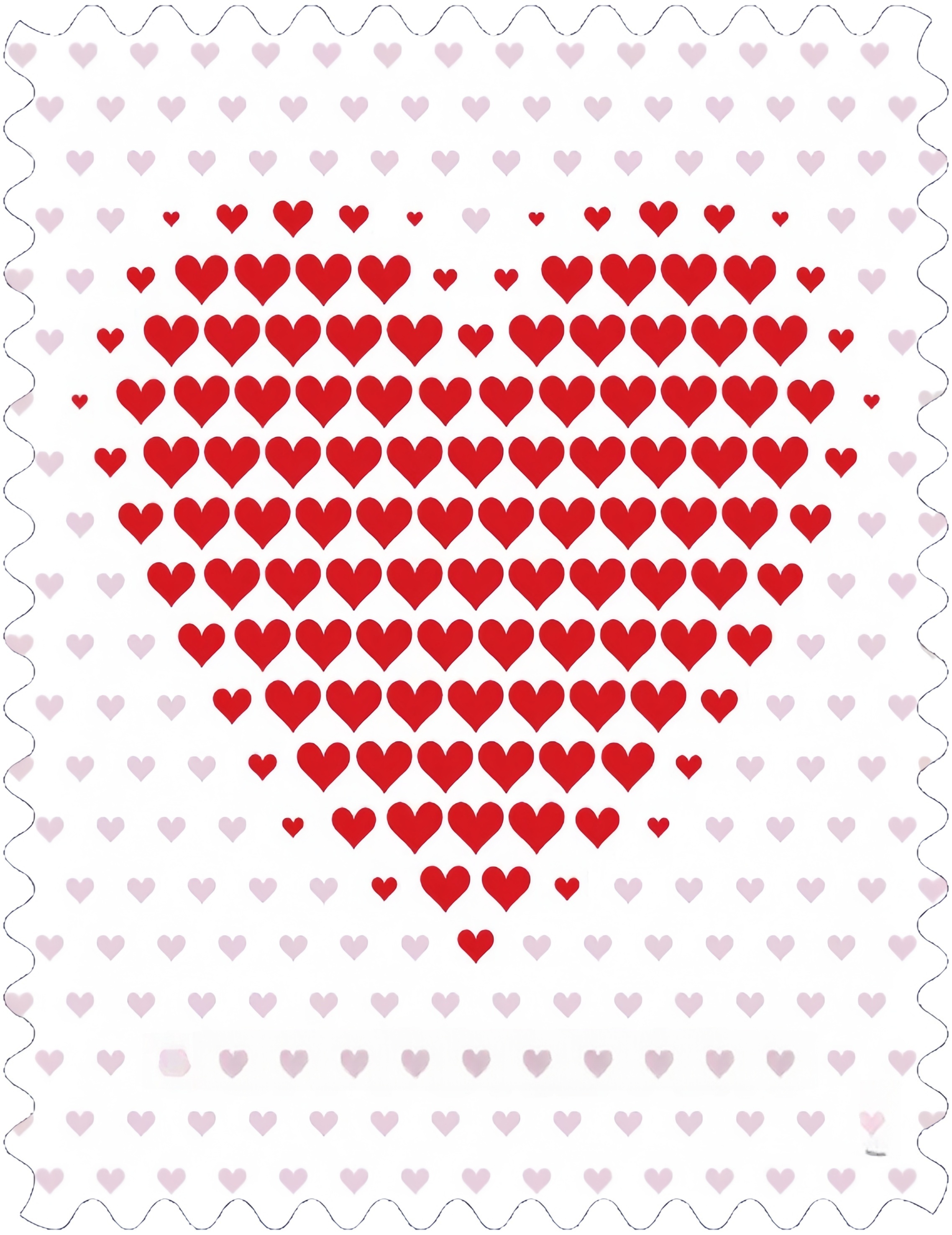 2020 Fabriqué en cœurs (100 pièces) 500374-A8-9-20AX