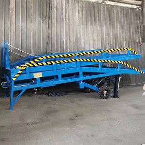 6t 10t 12t 15t rampa de carga de contenedor móvil rampa niveladora de muelle móvil descarga de alimentación de CA contenedor de envío para carretilla elevadora con CE