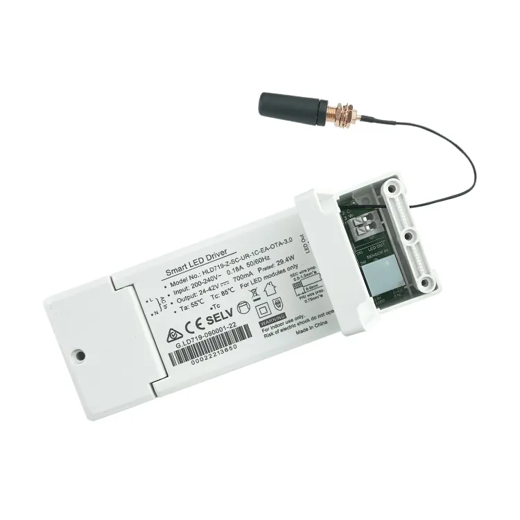 Zigbee-controlador de corriente constante para luz descendente, controlador de control inalámbrico con wifi ajustable, un solo color, regulable y CCT, 24-42v de CC