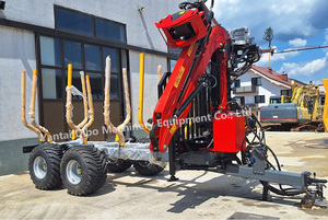 Truk traktor dipasang PTO joystick hidrolik hutan 7.5m 7m 6m Z boom Crane z-fold ambil log <span class=keywords><strong>loader</strong></span> untuk Trailer kayu - Product Image 6