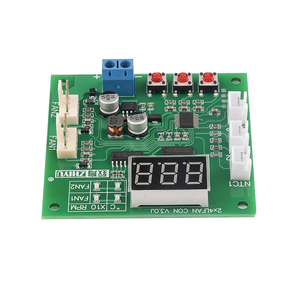 DC10 ~ 60VファンモーターコントローラーPWMデュアルウェイTEMP制御モジュール高精度センサー自動TEMP制御ストップアラーム付き - Product Image 3