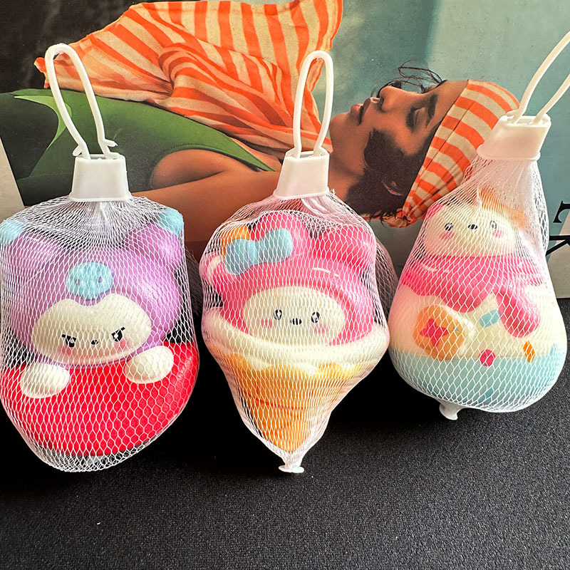 Sanrio mixed cone 8cm-mesh bag packaging