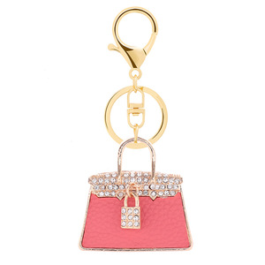 Chaokai Leather Bags With Fashionable Designs, Cute Keychain Pendants And Diamond-encrusted Alloy <strong>Key</strong> Are Available For