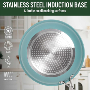 High Quality Fancy Design Aluminum Custom Color Cookware <strong>Set</strong> - Product Image 3