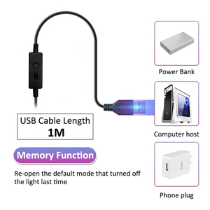 LEDバックライトTVLEDストリップ5VUSBAPPリモコン1600万RGB色変更音楽リズム防水LEDTVバックライト - Product Image 4