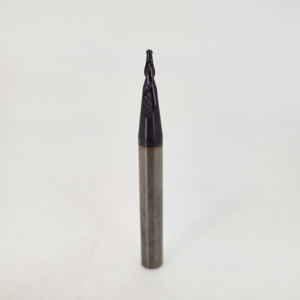 Özel tasarım topu burun konik freze kesicisi kaplamalı parmak freze takım tezgahlarında kullanılır - Product Image 6