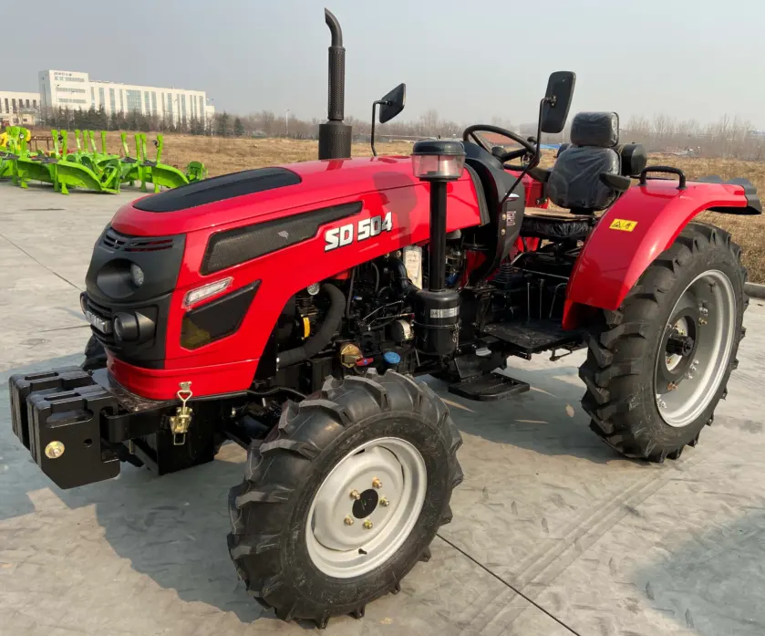 Traktor Berjalan Di Belakang Traktor Berkualitas Baik untuk Pertanian Yang Digunakan untuk Dijual