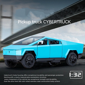 Diecast <strong>Model</strong> Cars 1:32 T Cybertruck Pickup Alloy Car <strong>Model</strong> Sound and Light Pullback Decorate Metal Car <strong>Model</strong> Toy - Product Image 5