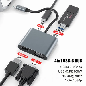 2-in-1 USB 3.0 a VGA cavo adattatore doppio Display supporto HD VGA Sync Output convertitore USB-HDTV per Dual Monitor Setup - Product Image 5
