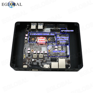 Envío gratis OEM Mini PC Celeron 2955U Dual NIC Dual COM Dual Core 1TB SSD Linux Fanless Wi-Fi Home Office Computadora barata