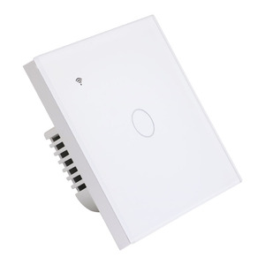 WiFiスマートアプリ制御スマート230vEU防水2ギャング2ウェイ2ウェイ強化ガラスパネルライトタッチスイッチ、タイマー機能付き - Product Image 4