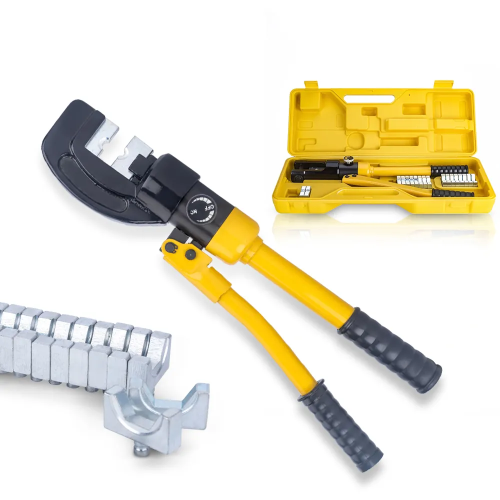 YQK-240C Cáp Lug thủy lực crimper plier công cụ đồng AL thiết bị đầu cuối cáp Lug Hướng dẫn sử dụng thủy lực uốn tóc bồng công cụ