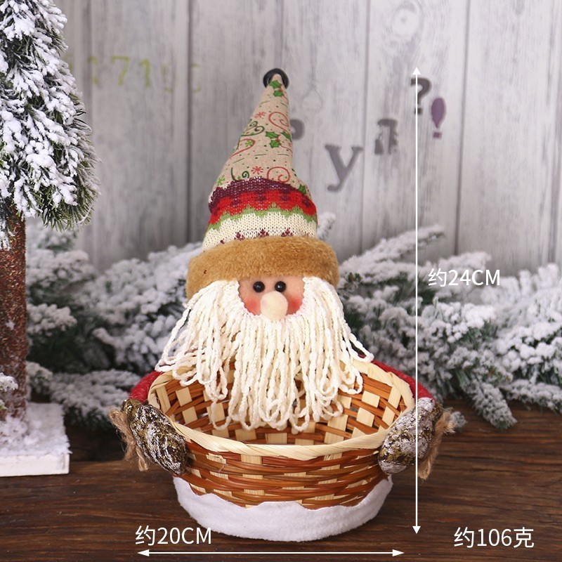 Cloud bottom basket elderly desktop ornament-candy basket