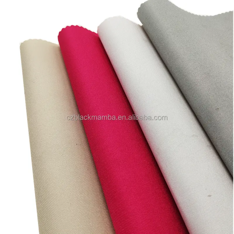 Tela Oxford resistente al desgarro e impermeable de 100% poliéster, tela recubierta de PVC utilizada para bolsos, bolsos y tiendas de campaña