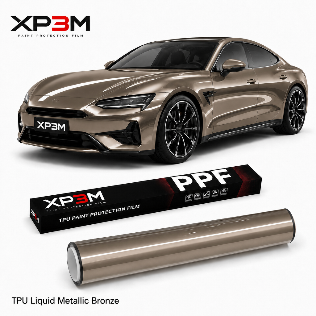 Bronze métallique liquide TPU
