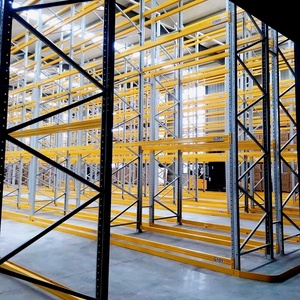 Estantería de palés Almacenamiento de almacén estante de palé industrial de servicio pesado pasillo estrecho sistema de estantería de almacén selectivo - Product Image 1
