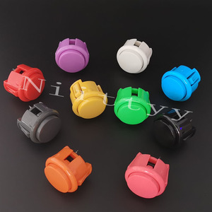 Sanwa 30 мм, аркадный кнопочный переключатель, замена для Nintend MAME Raspberry Pi 1 год гарантии, пластиковый материал